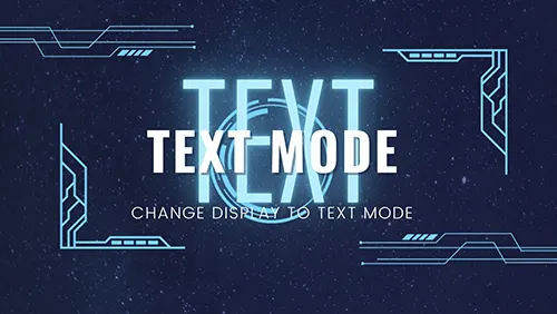 Text Mode