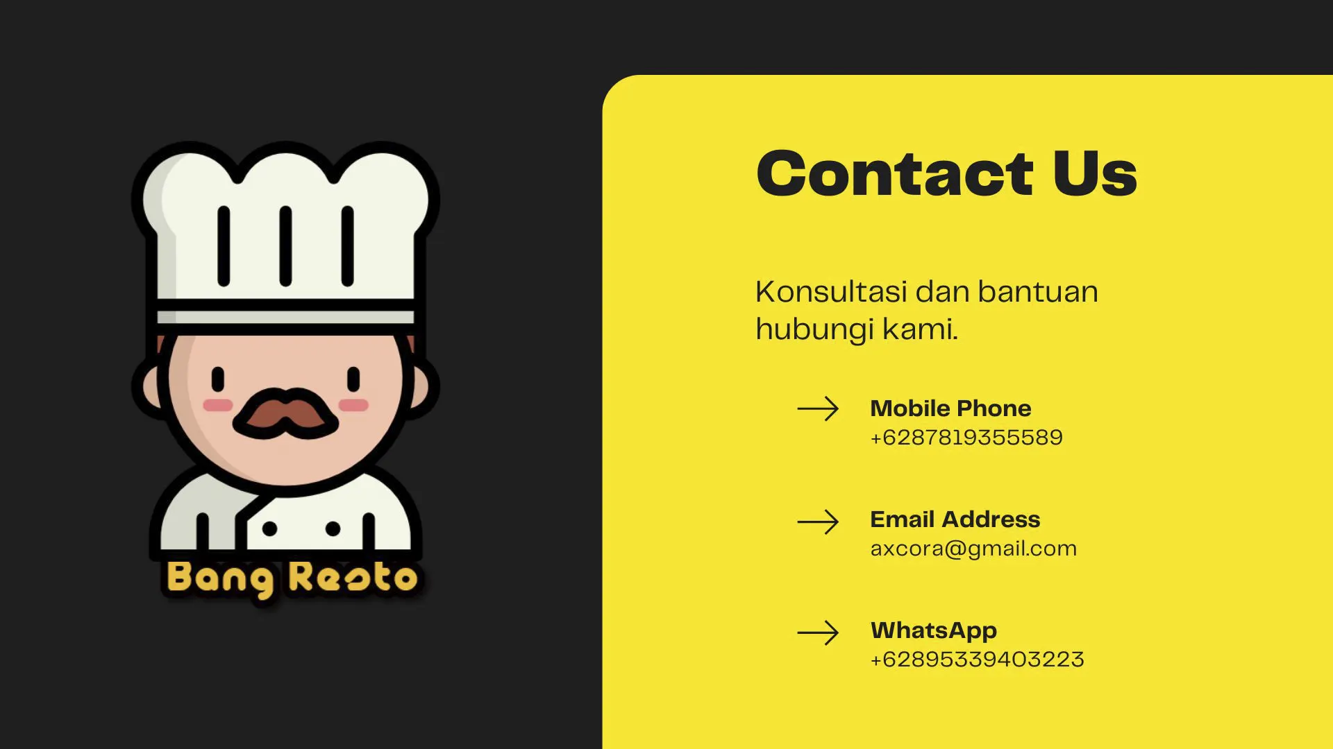 Aplikasi Restoran Lengkap Bang Resto Web App