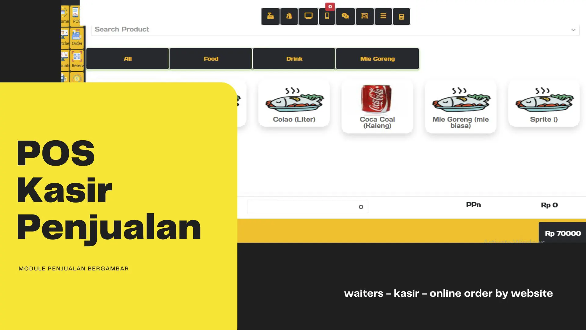 Aplikasi Restoran Lengkap Bang Resto Web App