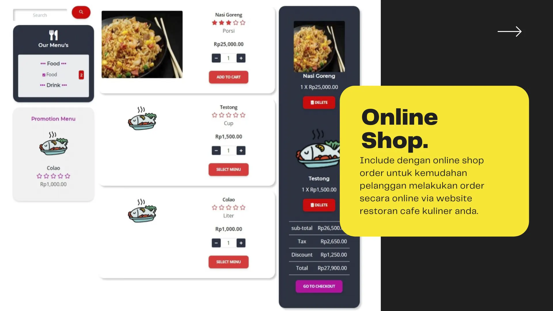 Aplikasi Restoran Lengkap Bang Resto Web App