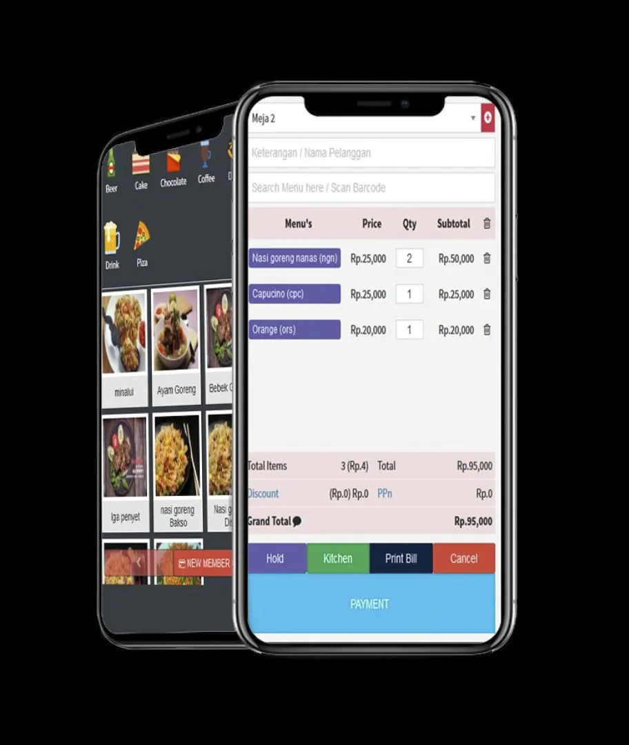 Special untuk bisnis kuliner dengan kemudahan bekerja via aplikasi restoran, software program restoran tgerintegrasi website - mesin kasir restoran online