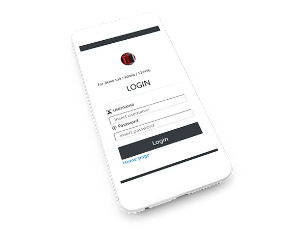 Login App Dashboard admin software resto