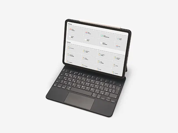 Menu makanan minuman program restoran.