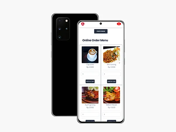 Online order resto cafe