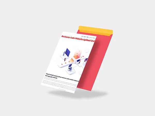 Website modern restoran cafe