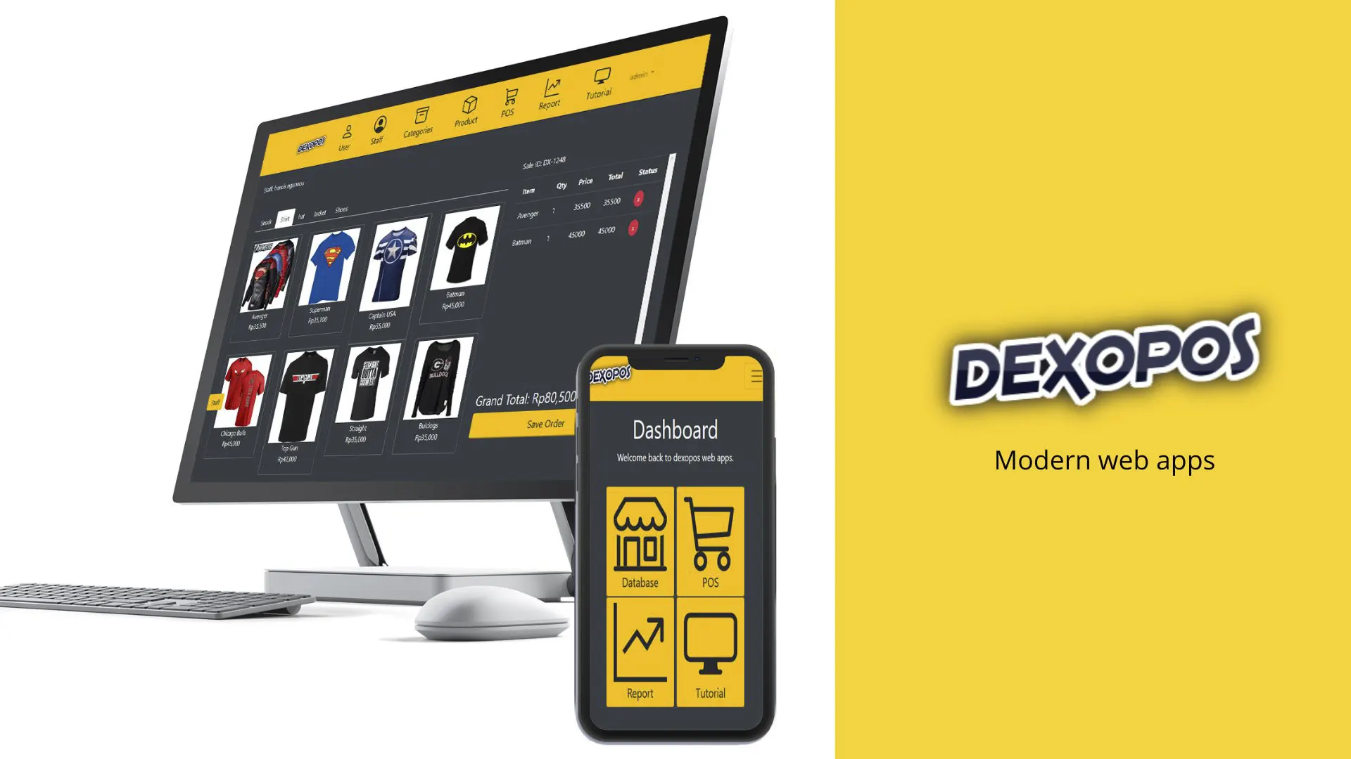  Aplikasi Toko Super Keren Dexopos Web App