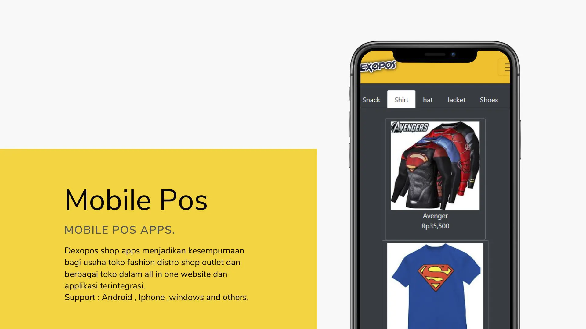  Aplikasi Toko Super Keren Dexopos Web App
