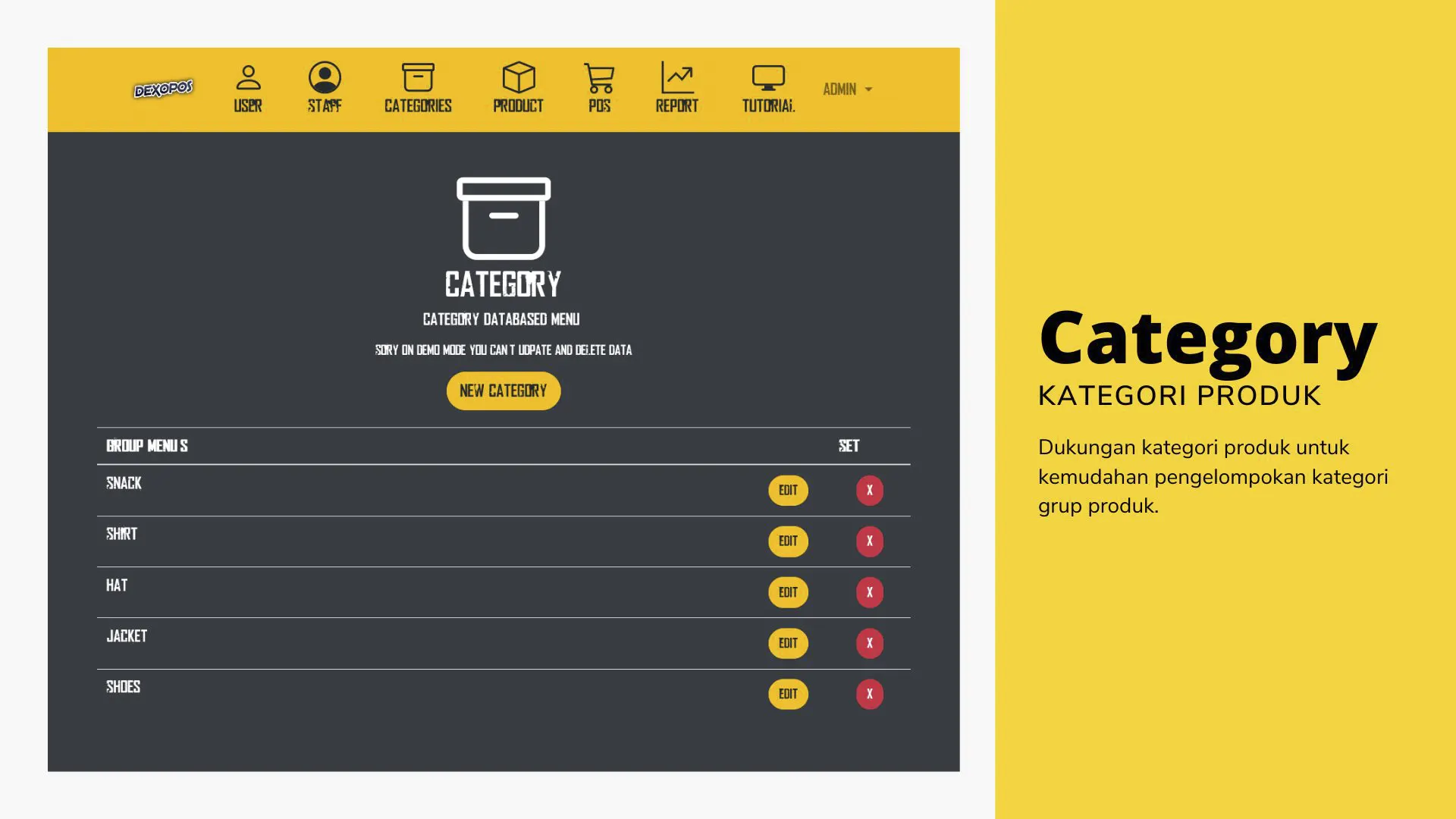  Aplikasi Toko Super Keren Dexopos Web App
