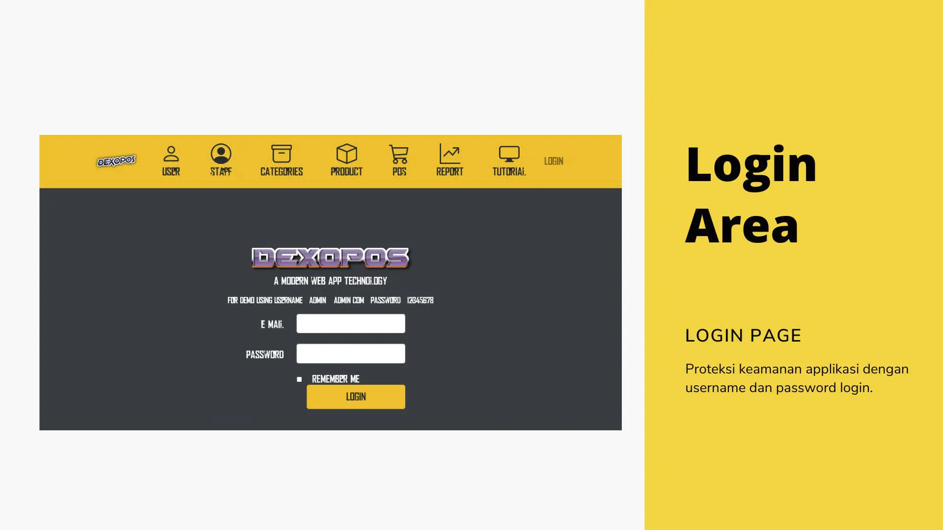  Aplikasi Toko Super Keren Dexopos Web App