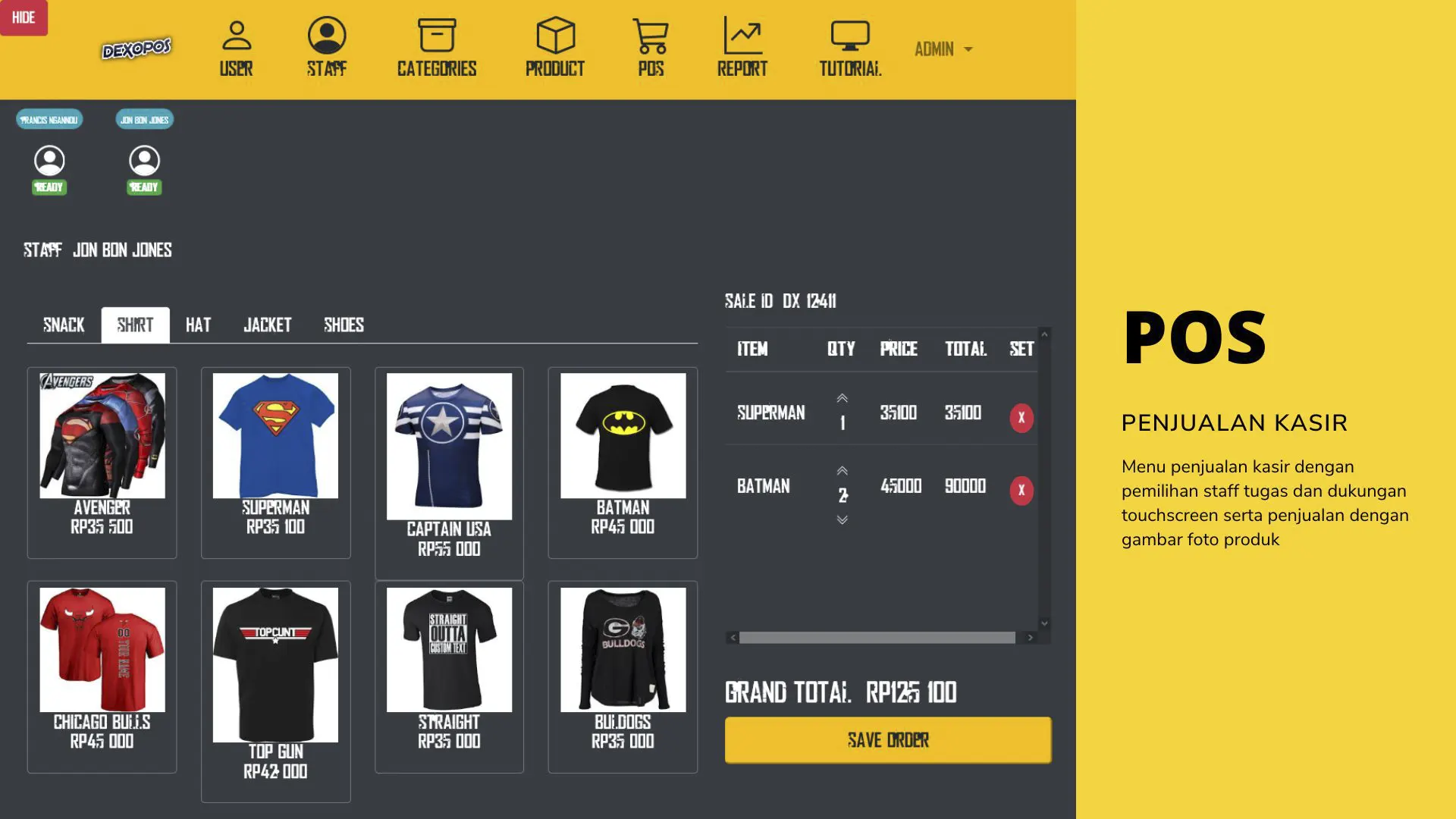  Aplikasi Toko Super Keren Dexopos Web App