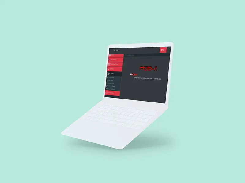 Dashboard Aplikasi toko POS-X