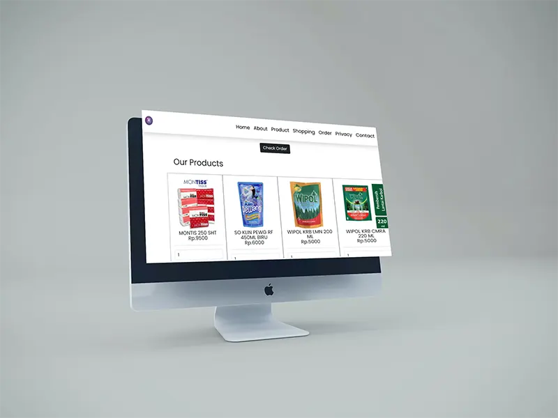 Toko online shop aplikasi toko POS-X