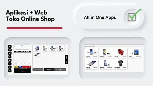 Robopos super lengkap dengan aplikasi kasir toko penjualan integrasi toko online shop dalam satu apps.
