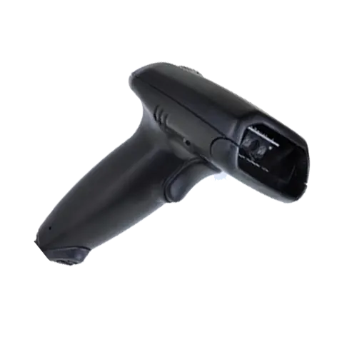 Penggunaan Laser barcode manual