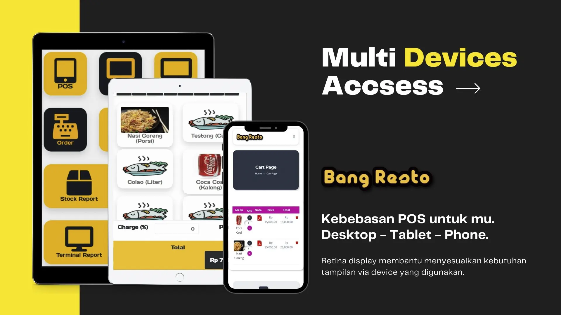 Aplikasi restoran online bang resto app